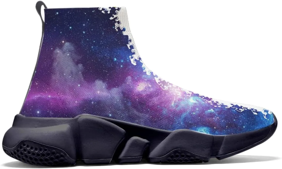 Men Women Slip-on Socks Sneakers Art Graffiti Painted Casual Shoes Tennis Running Shoes Plus Size 5-15