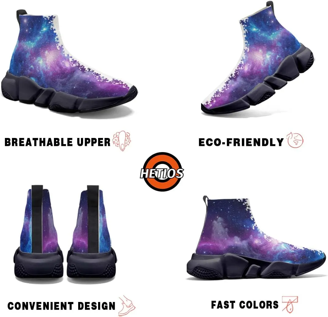 Men Women Slip-on Socks Sneakers Art Graffiti Painted Casual Shoes Tennis Running Shoes Plus Size 5-15