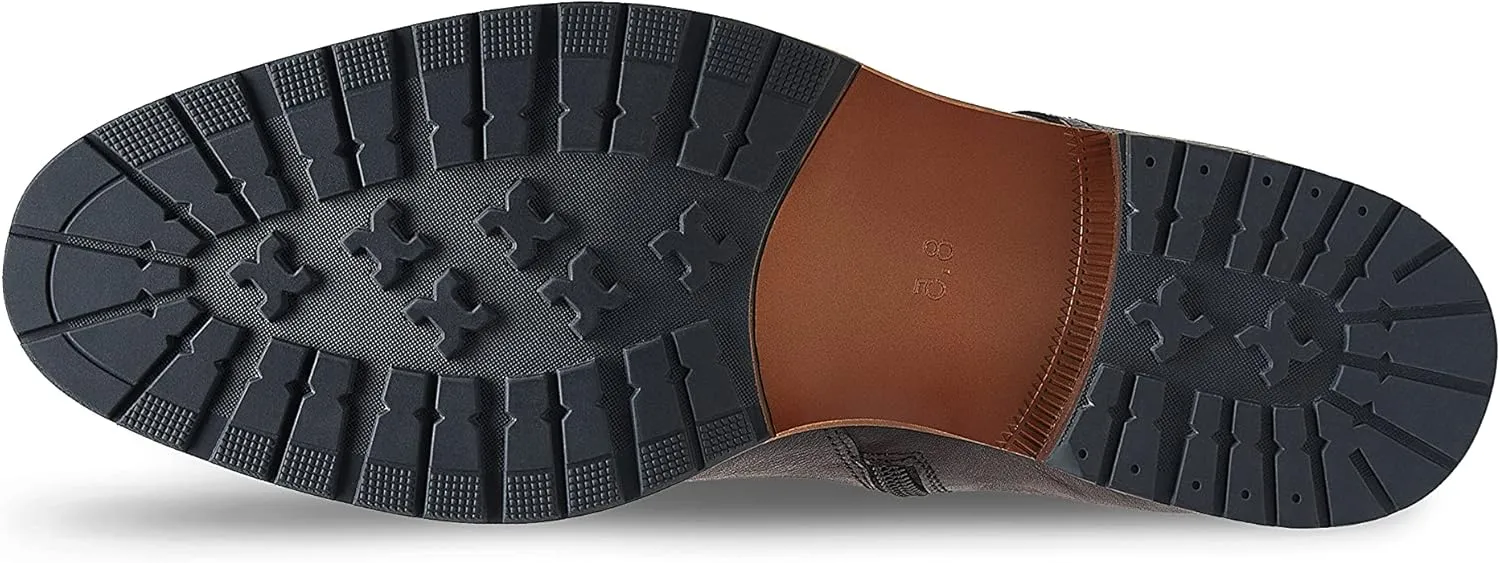 Mens Casual Chukka Boots Leather Dress Boots for Men