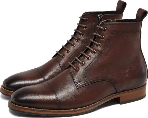 Mens Casual Chukka Boots Leather Dress Boots for Men