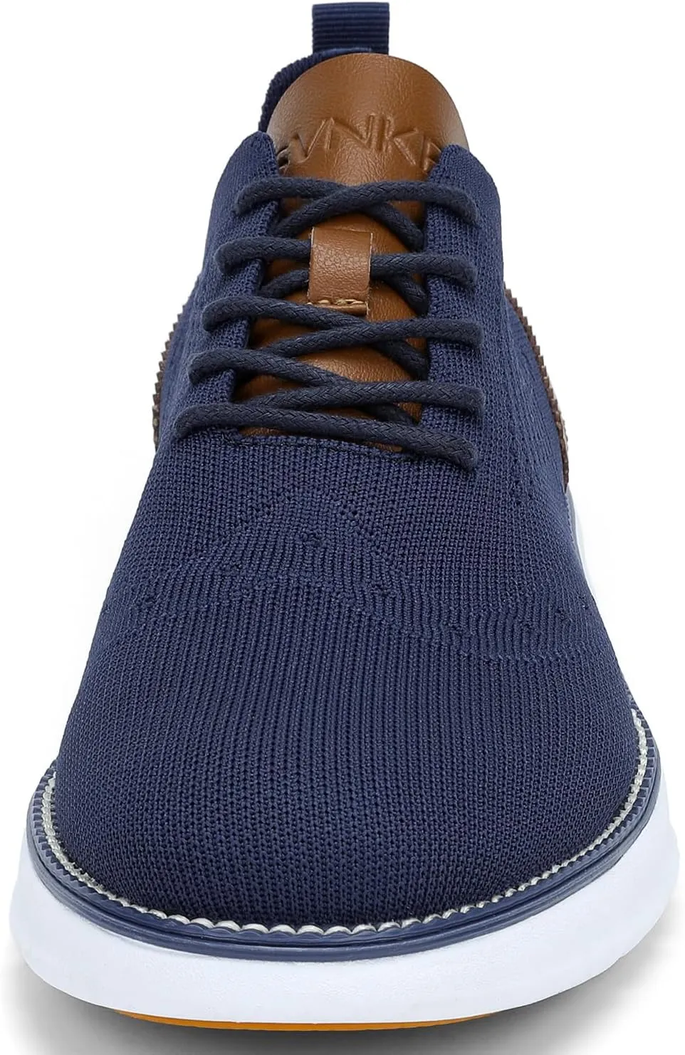 Men's Casual Dress Oxfords Shoes Breathable Knit Leisure Fashion Sneakers Lightweight Comfortable Walking Shoes