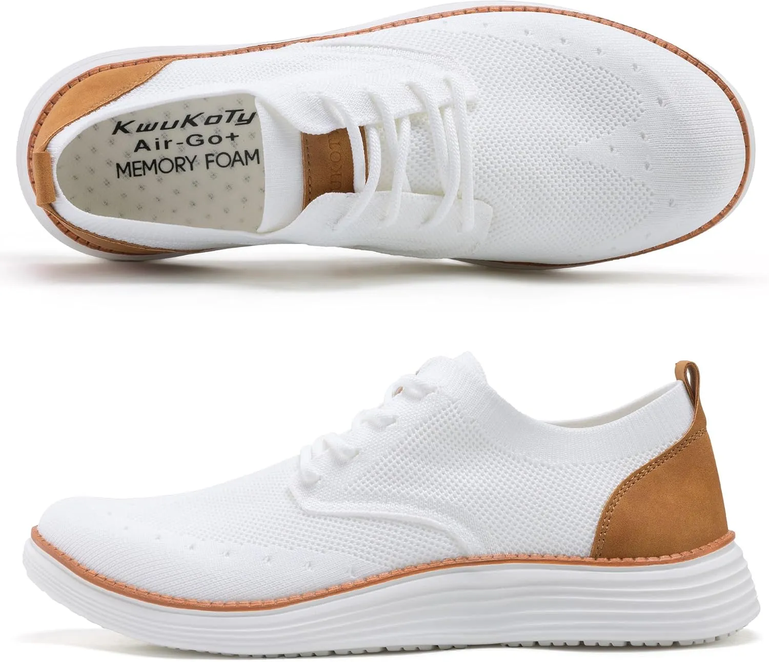 Men's Casual Dress Shoes Mesh Breathable Oxfords Sneakers Lightweight Comfortable Walking Shoes 7.5-12.5
