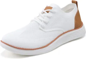 Men's Casual Dress Shoes Mesh Breathable Oxfords Sneakers Lightweight Comfortable Walking Shoes 7.5-12.5