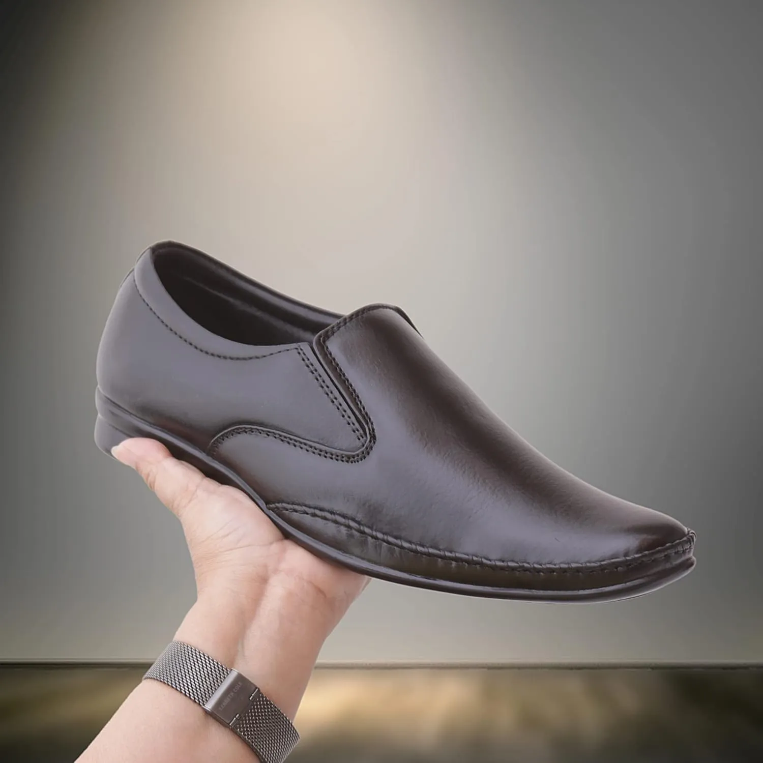 Mens Formal Leather Shoes Business Slip-on Shoes Comfort for Male