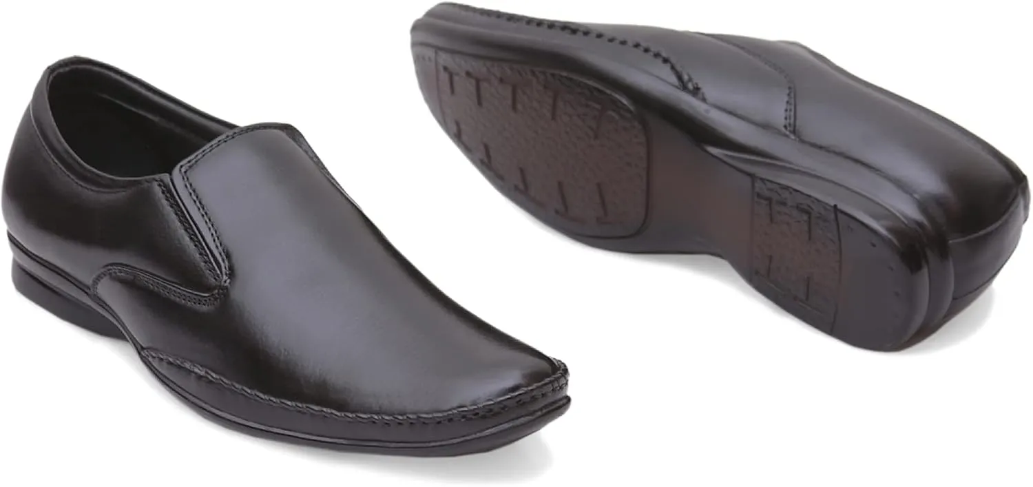 Mens Formal Leather Shoes Business Slip-on Shoes Comfort for Male
