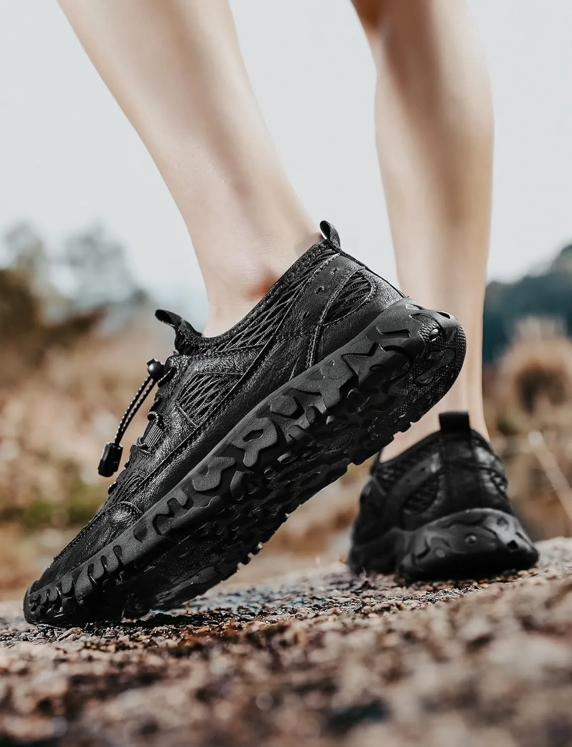 Men's Hiking Shoes Outdoor Wading Sneakers Breathable Quick-Drying Water Shoes 6.5-12 Sizes