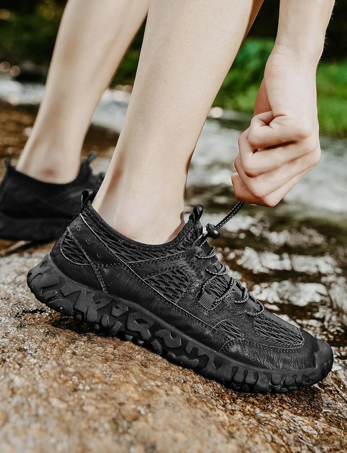 Men's Hiking Shoes Outdoor Wading Sneakers Breathable Quick-Drying Water Shoes 6.5-12 Sizes