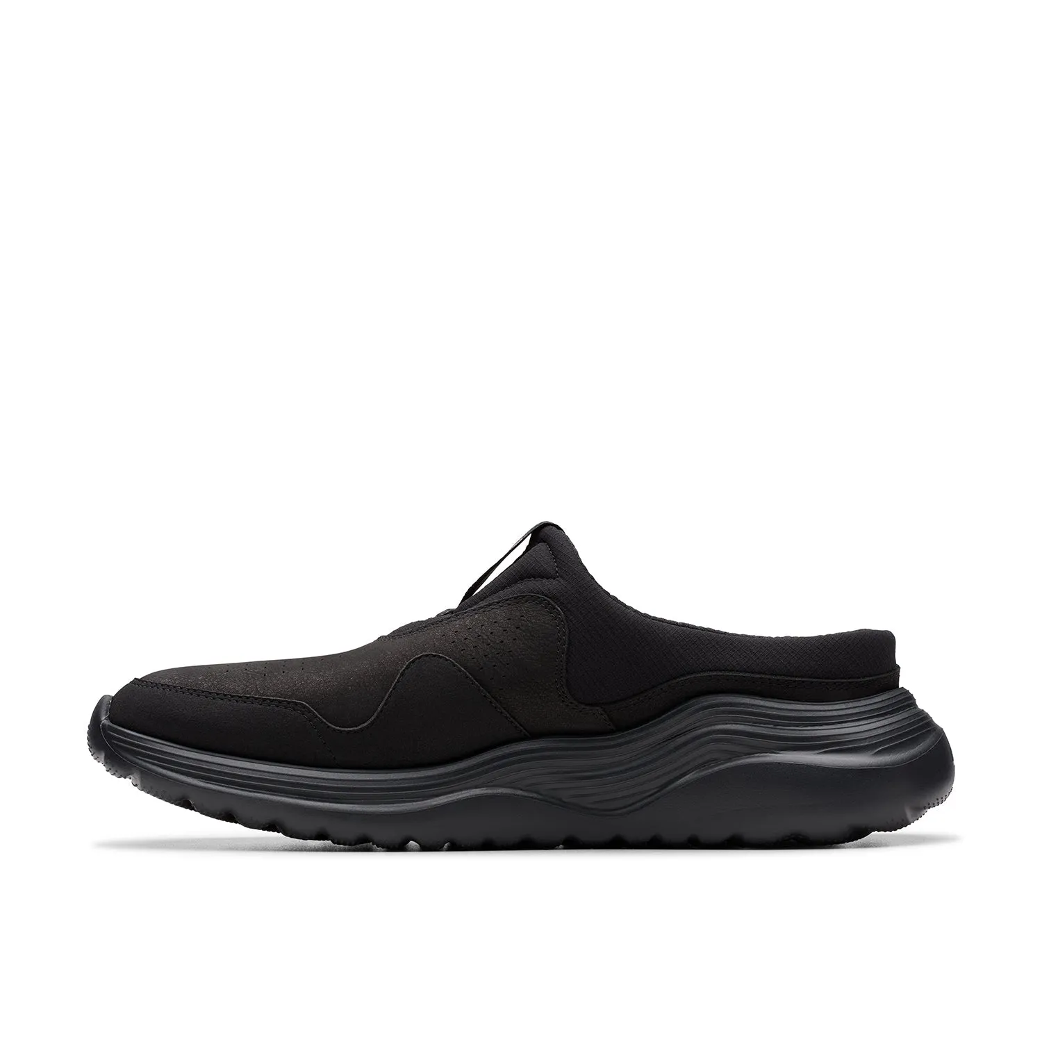 Mens LT 360 Mule Black Nubuck