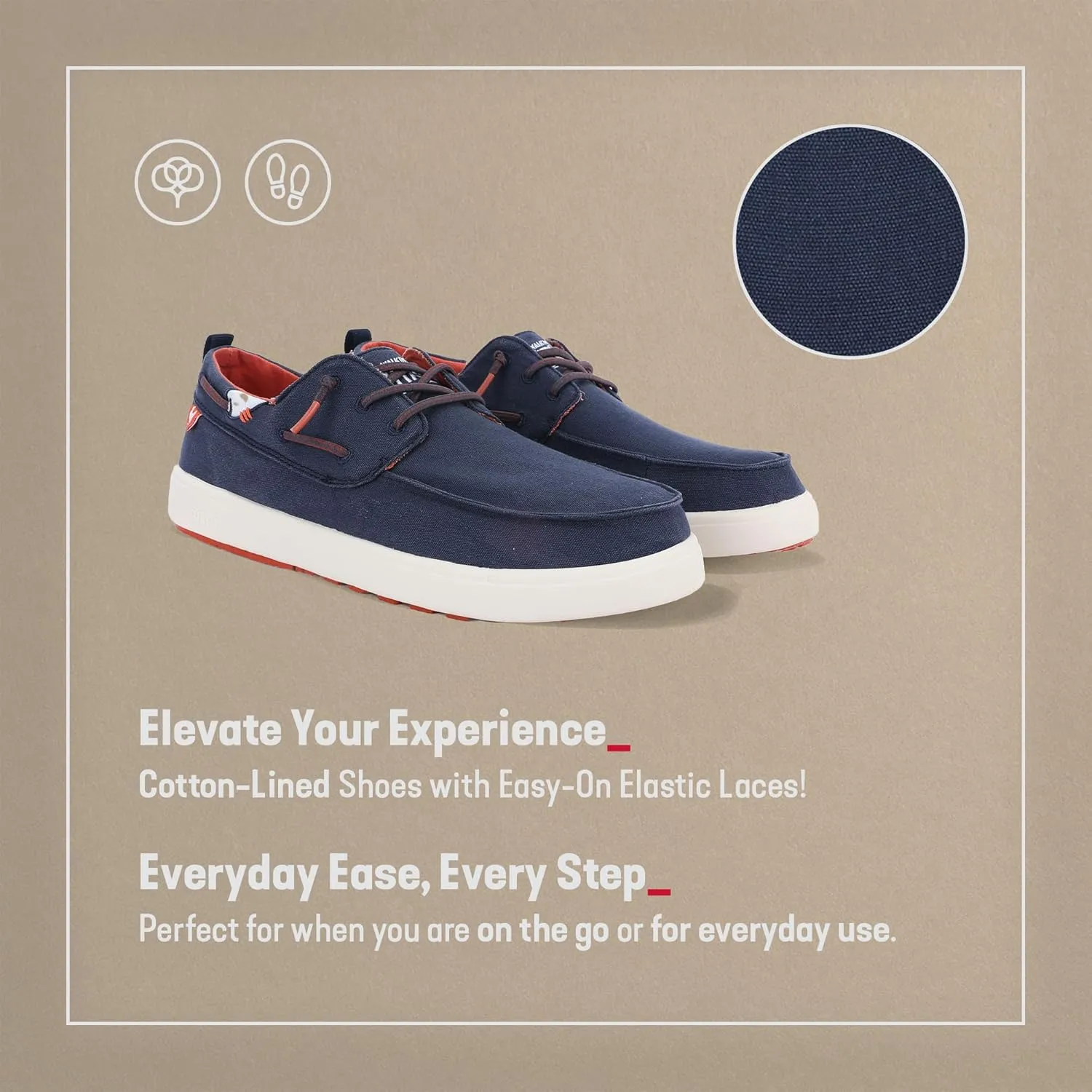 Men’s Maui Boat Shoes | Casual Slip-On Loafers for Men | Ultralight & Breathable Slip On Shoes | Multicolors