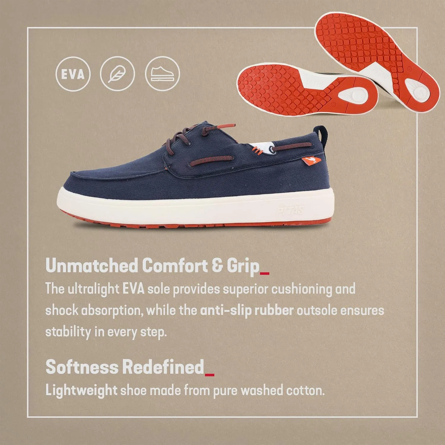 Men’s Maui Boat Shoes | Casual Slip-On Loafers for Men | Ultralight & Breathable Slip On Shoes | Multicolors