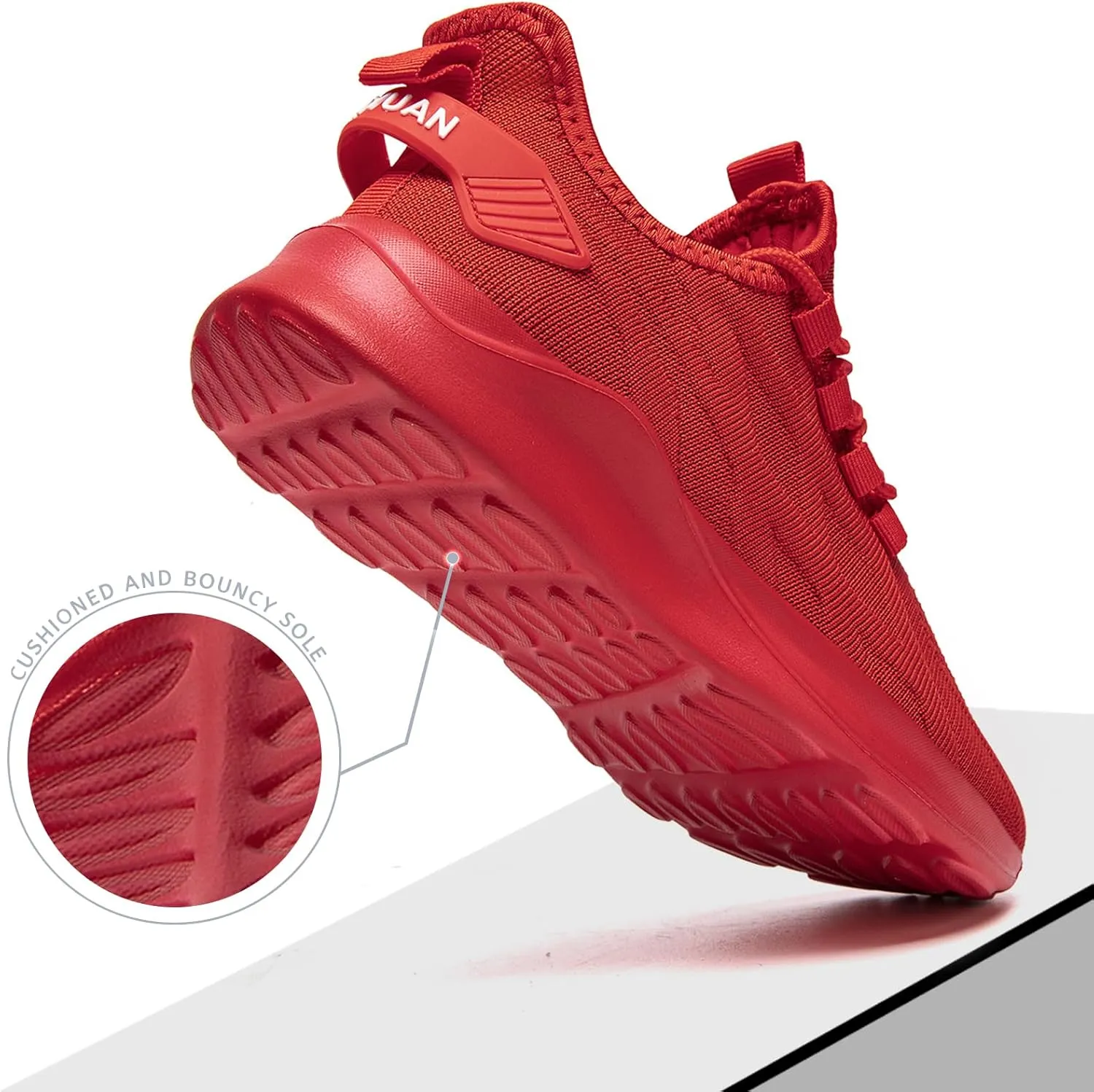 Mens Running Shoes Tennis Sneakers Walking Slip on Gym Workout Athletic Breathable Jogging Sport Casual Shoe