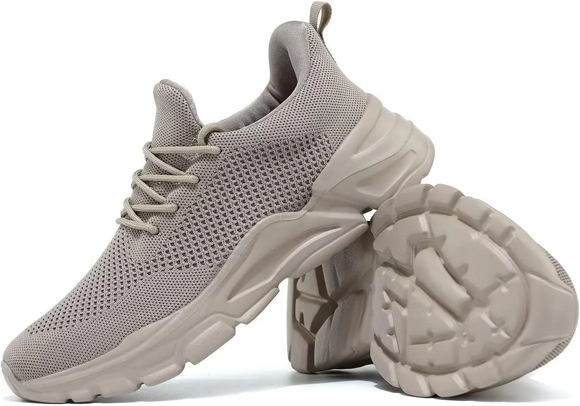 Men's Slip on Walking Shoes Ultra Light Breathable Non Slip Running Shoes Casual Fashion Sneakers Mesh Workout Sports