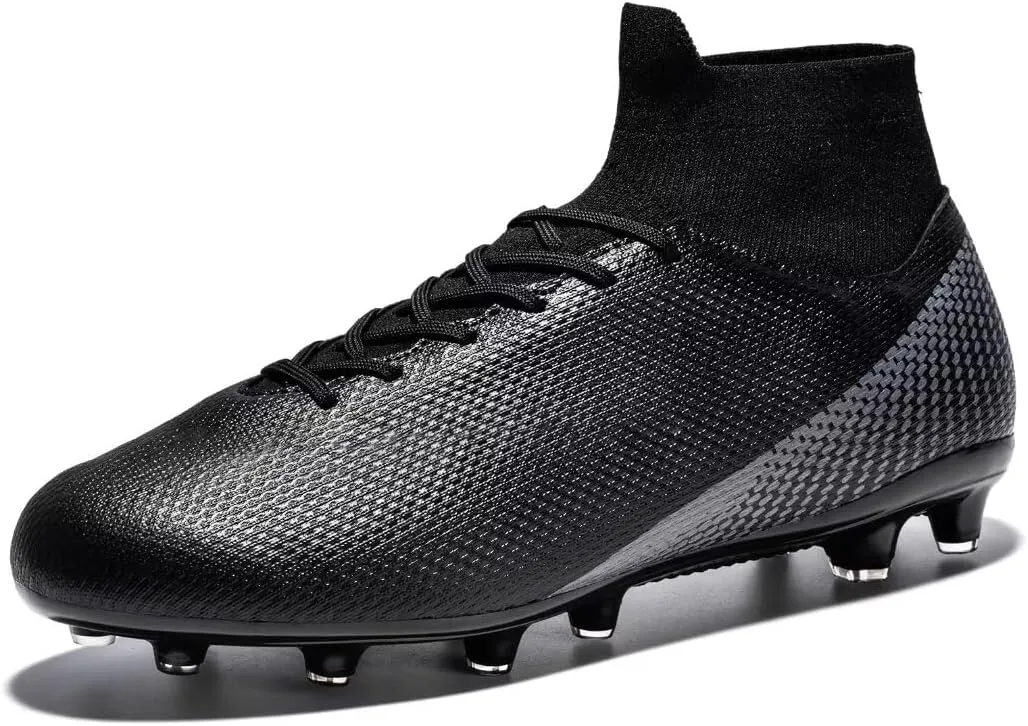 Men’s Soccer Shoes Cleats Professional High Top Breathable Training Sneakers