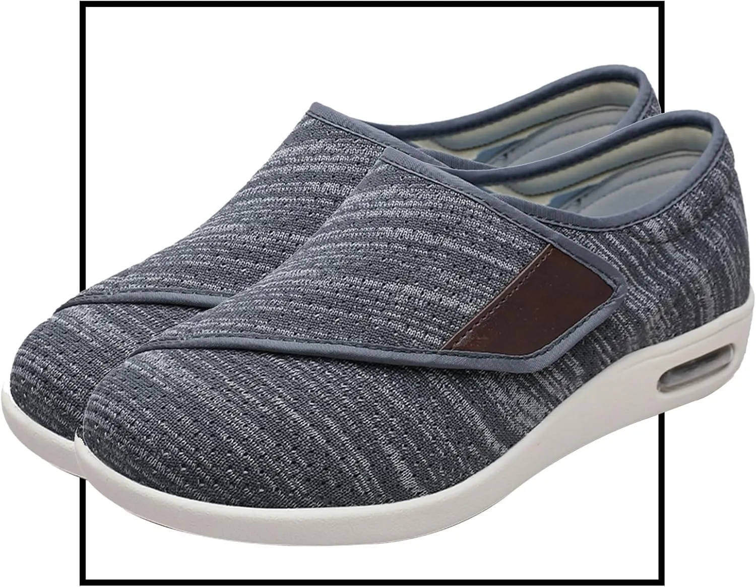Mens Super Lightweight Memory Foam Slip On Elasticated Breathable Mesh Casual Sneaker Pumps Trainers Lightweight Loafer Slip On Boat Wide Fit Trainers Men