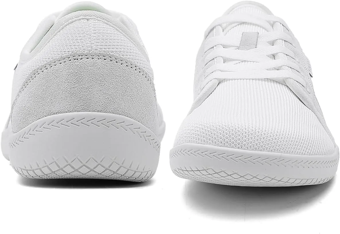 Men's Wide Slip on Barefoot Walking Shoes | Zero Drop Sole | Minimalist Footwear | Wide Toe Box (B-Blue/White,16.5)