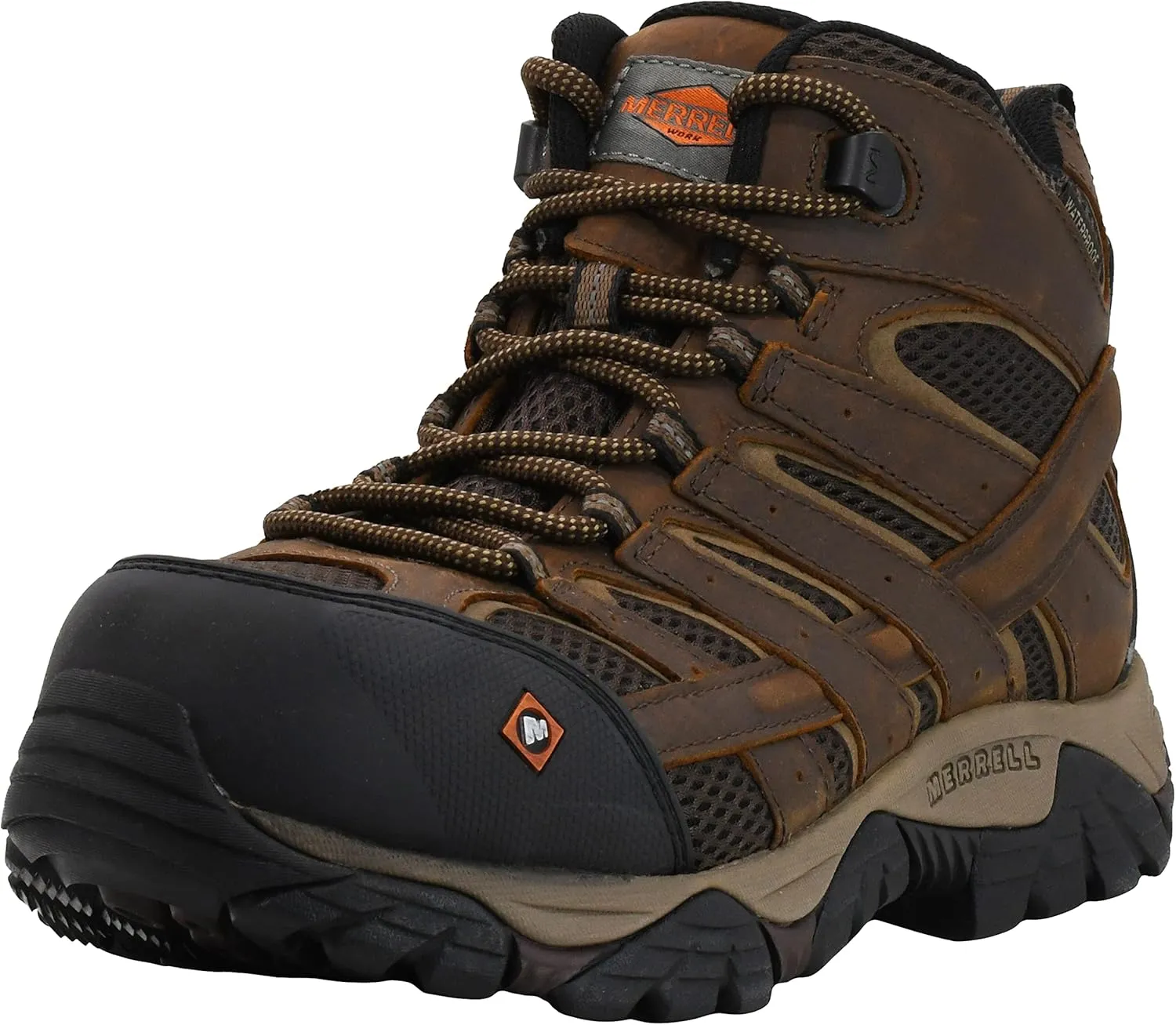 Merrell Men's Moab Vertex 2 Mid Waterproof Carbon Fiber