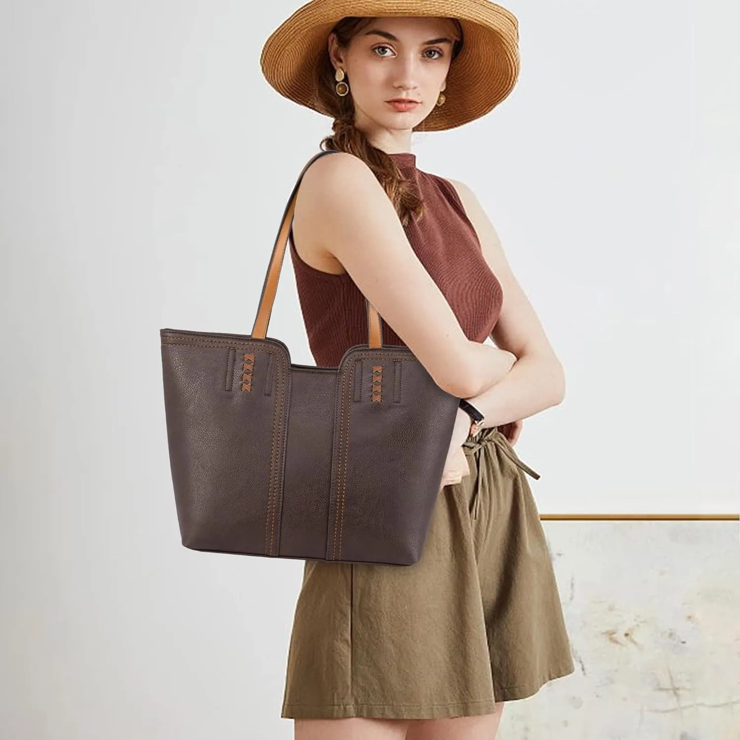 Montana West Tote Bag for Women Top Handle Satchel Purse