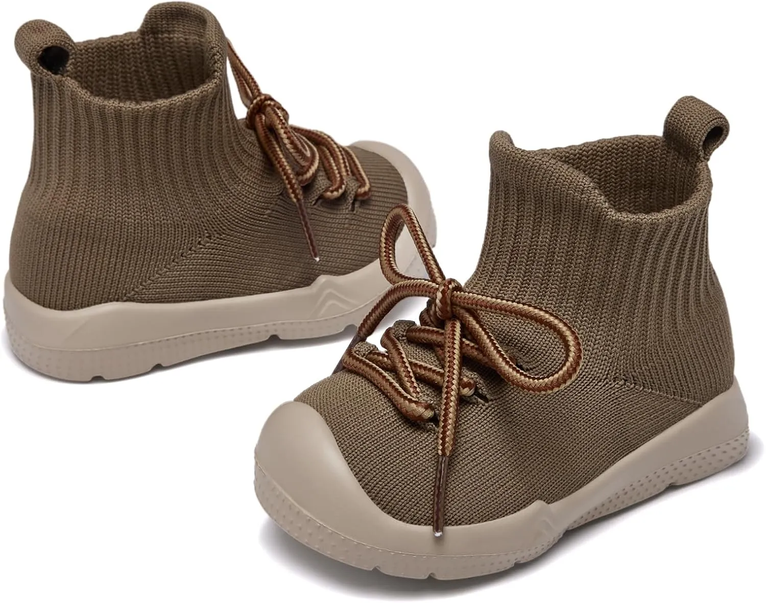 MORENDL Baby Sock Shoes Toddler Sneakers Infant Tennis Slip On Walking Shoes Boys & Girls Non-Slip Slippers