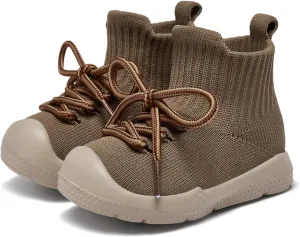 MORENDL Baby Sock Shoes Toddler Sneakers Infant Tennis Slip On Walking Shoes Boys & Girls Non-Slip Slippers