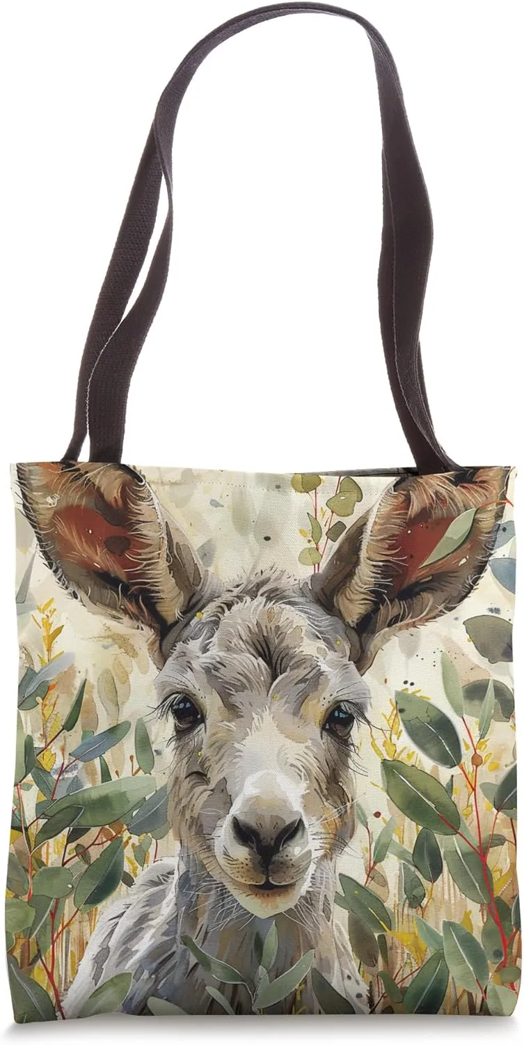 Mule Floral Van Gogh Style Eucalyptus Tote Bag