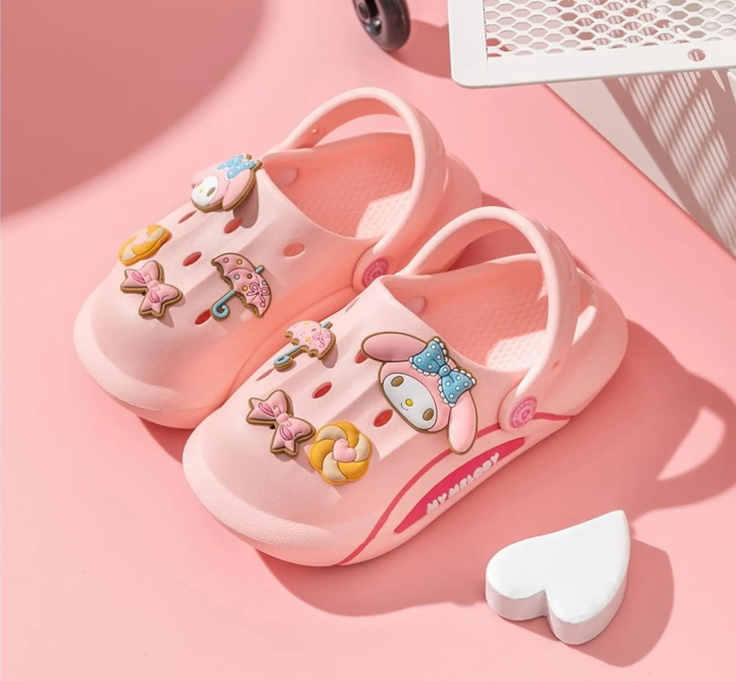My Melody Clogs Slip on Water Shoes Casual Summer for Girls Kids Children