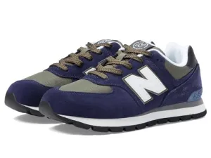New Balance Boy's GC574v1 (Little Kid/Big Kid) Team Navy/Dark Moss 7 Big Kid W