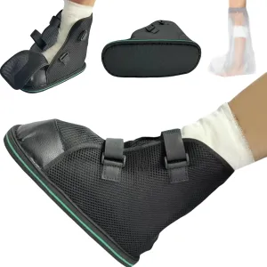 New Type Cast Shoe Cover for Foot Adjustable Walking Boots Recovery Cast Shoe Covers,Postoperative Shoes for Foot Sprains Ankle Fractures Toes,Broken Foot or Toe for Left and Right Feet
