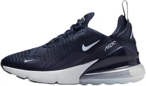 Nike Air Max 270 Big Kids' Shoes (943345-407, Obsidian/White/White/Cobalt Bliss) Size 6.5