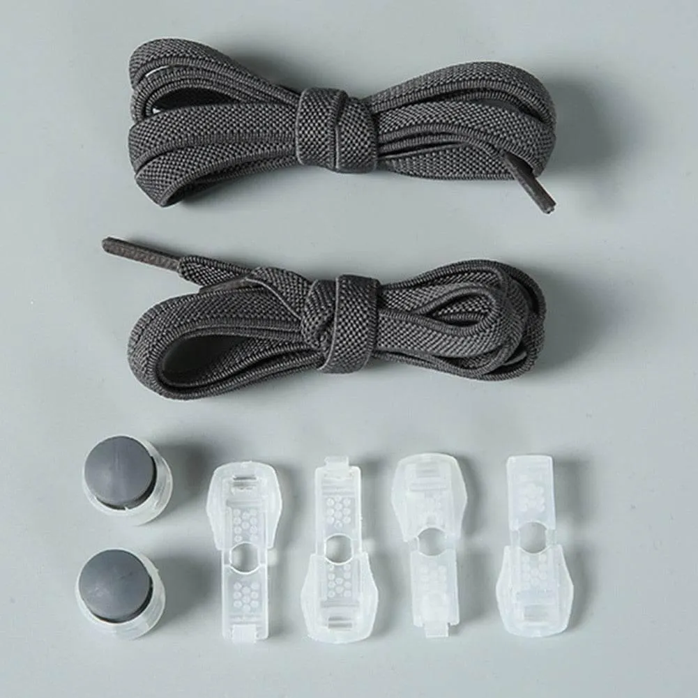 No Tie Locking Shoe Laces - Easy Fit Elastic Lace System