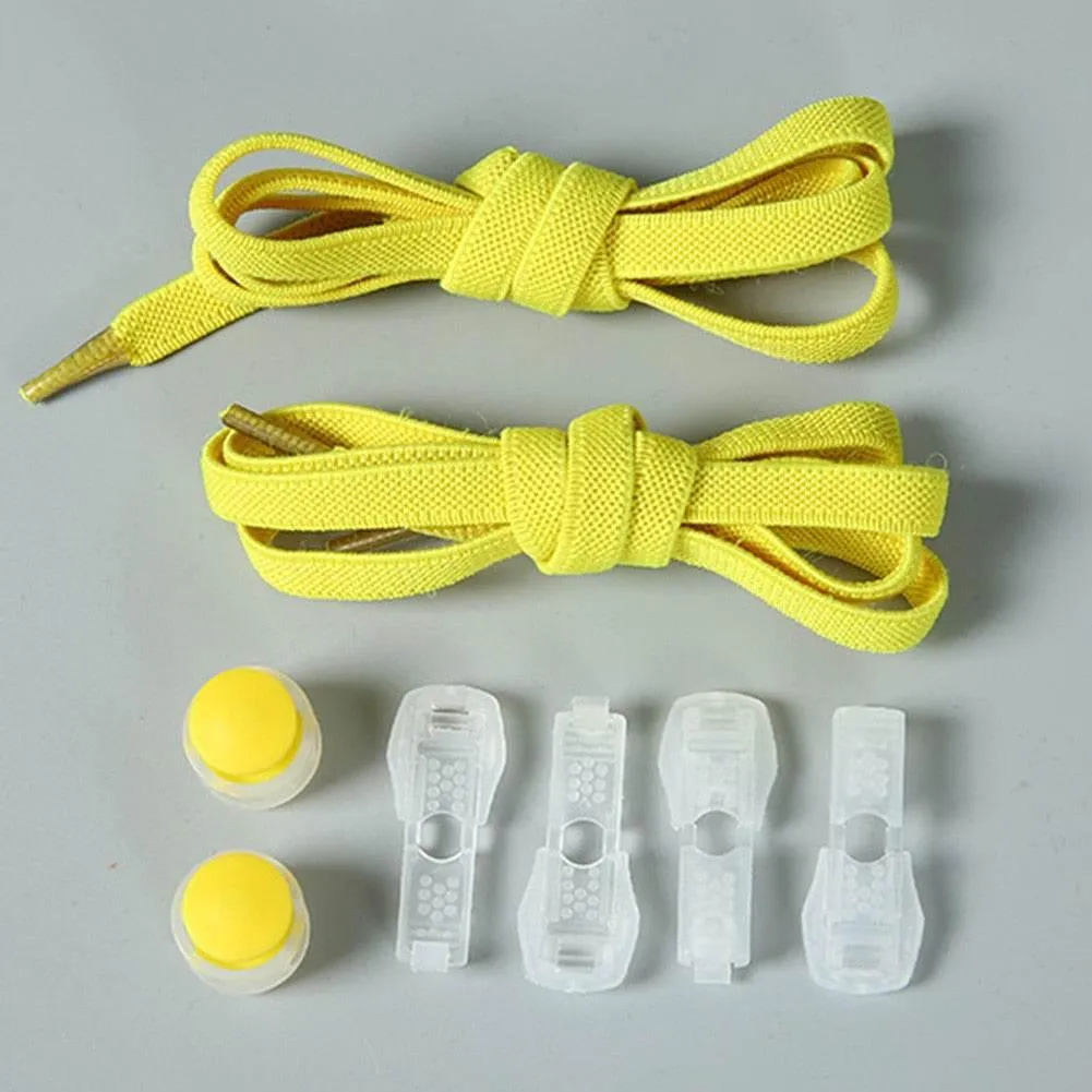 No Tie Locking Shoe Laces - Easy Fit Elastic Lace System