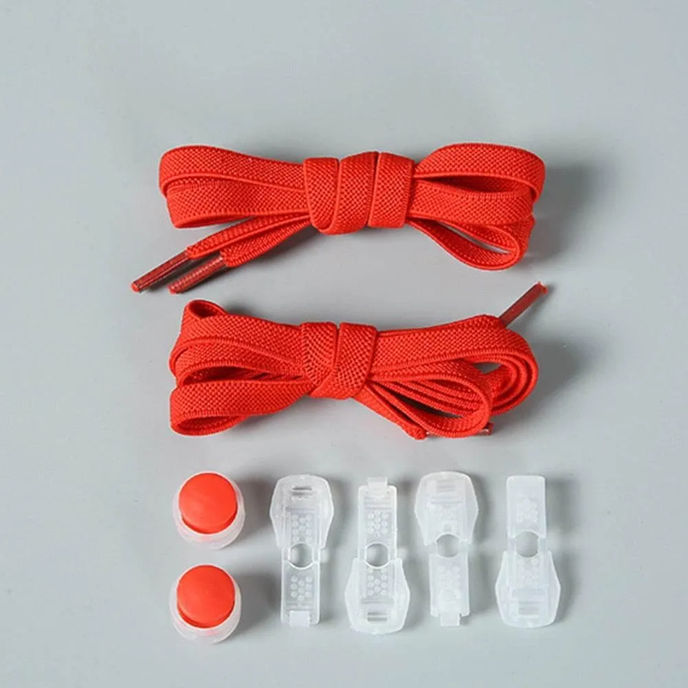 No Tie Locking Shoe Laces - Easy Fit Elastic Lace System