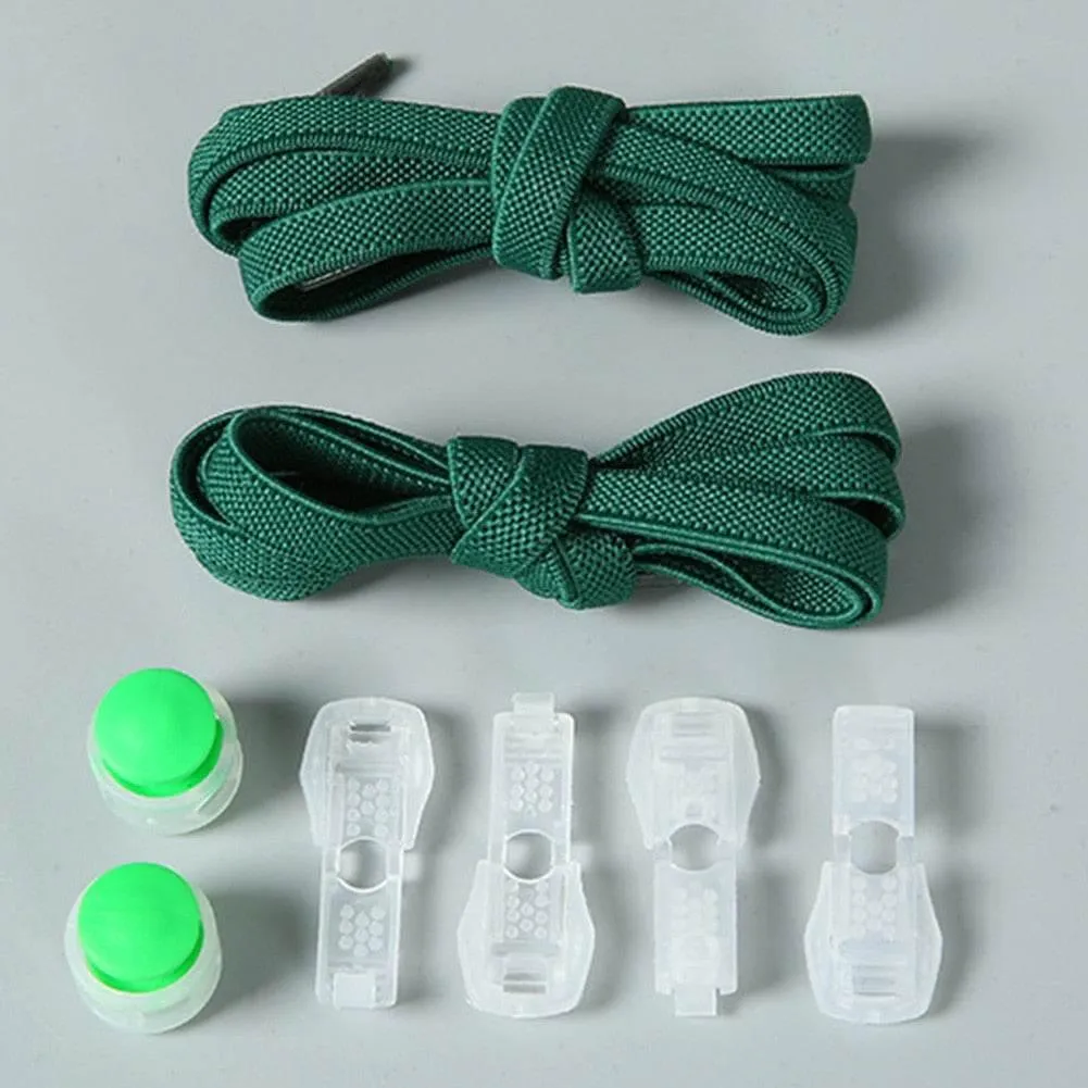 No Tie Locking Shoe Laces - Easy Fit Elastic Lace System