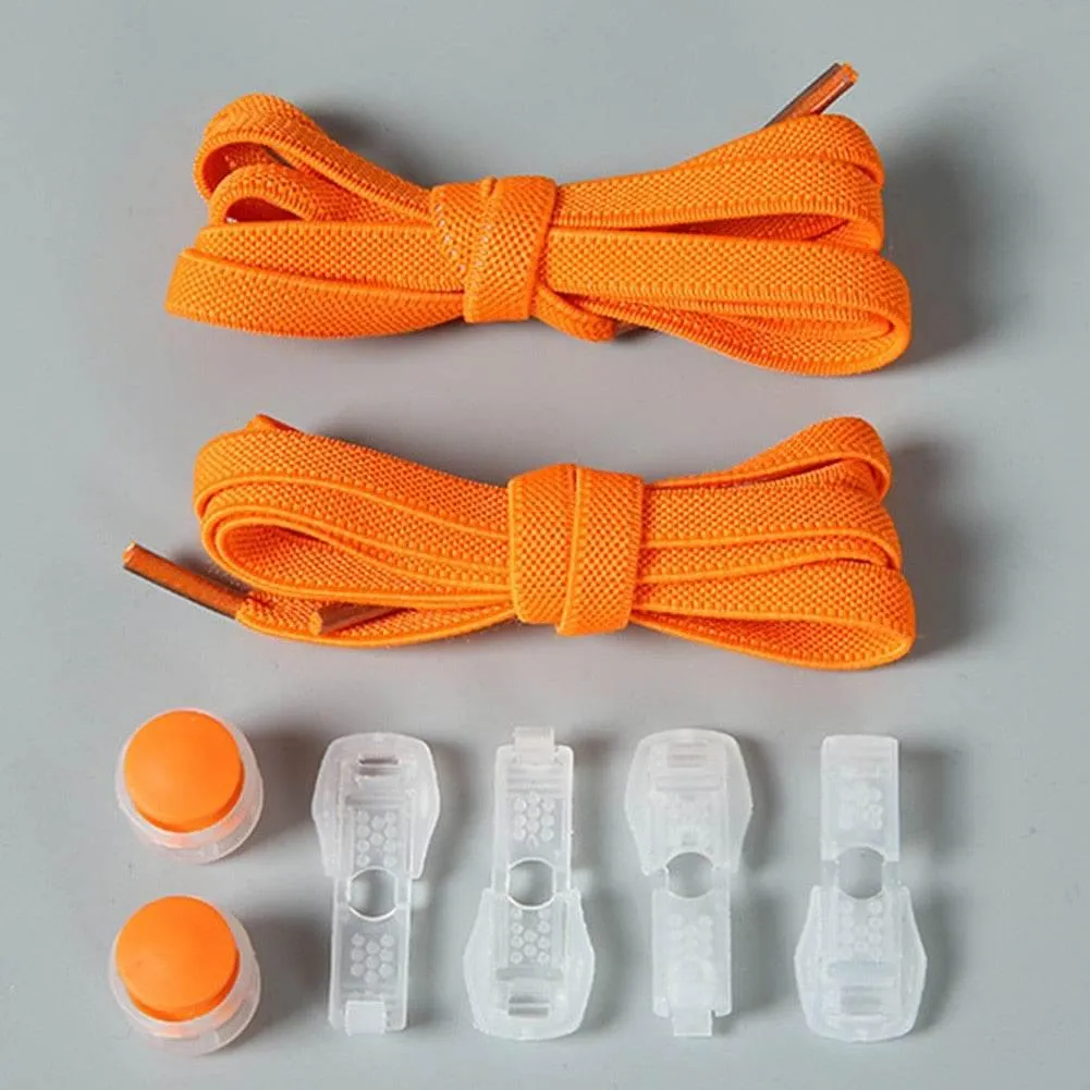 No Tie Locking Shoe Laces - Easy Fit Elastic Lace System