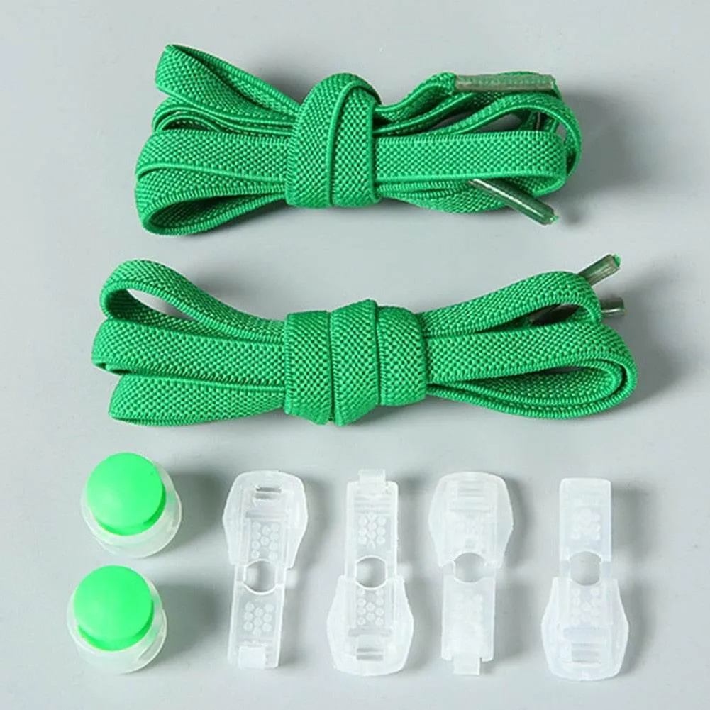 No Tie Locking Shoe Laces - Easy Fit Elastic Lace System
