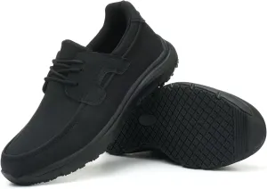 Non Slip Work Shoes for Men Women Waterproof Kitchen Chef Slip Resistant Shoes Casual Lightweight Slip on Walking Sneakers
