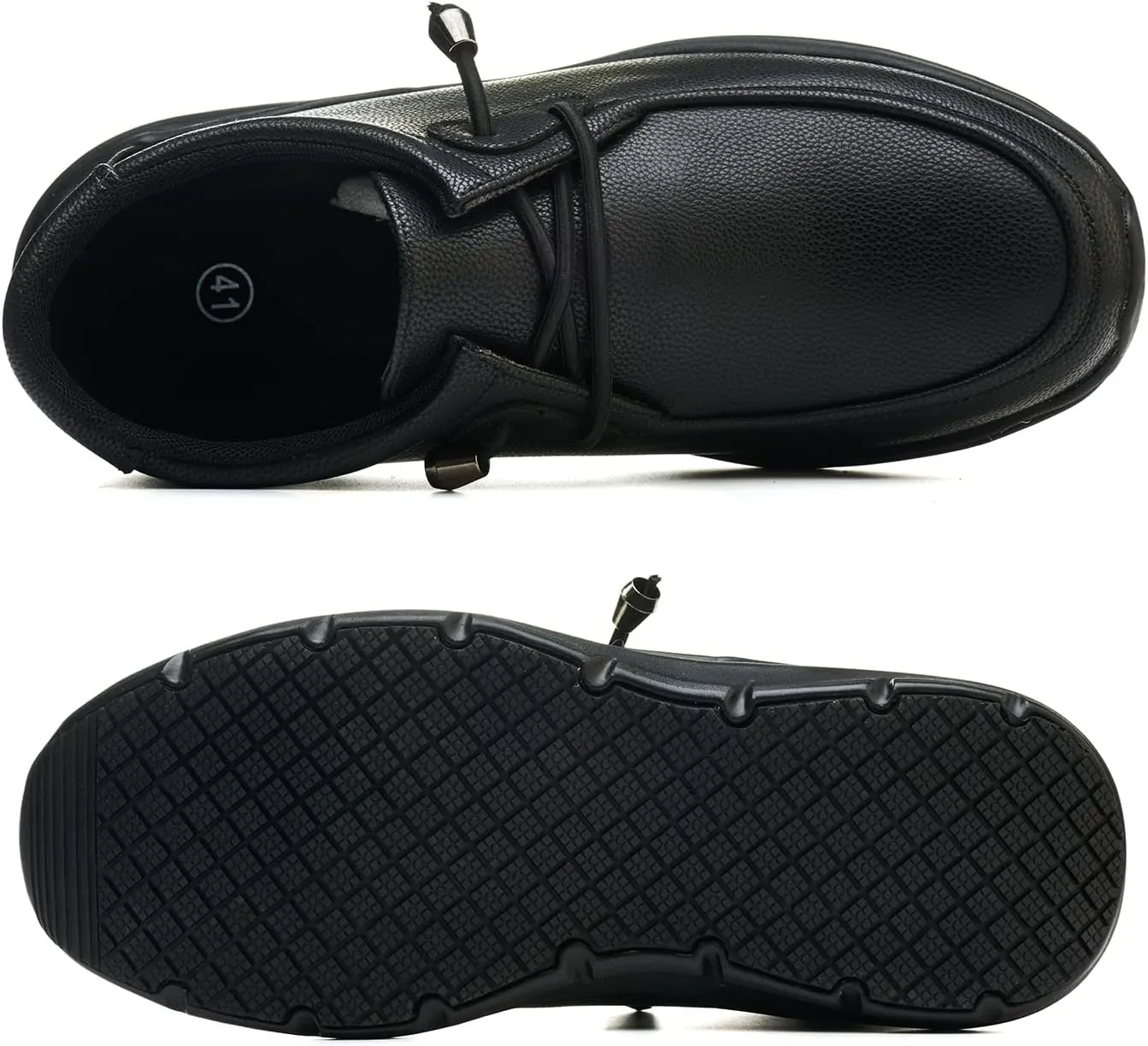 Non Slip Work Shoes for Men Women Waterproof Slip Resistant Shoes Kitchen Chef Restaurant Lightweight Slip on Loafers