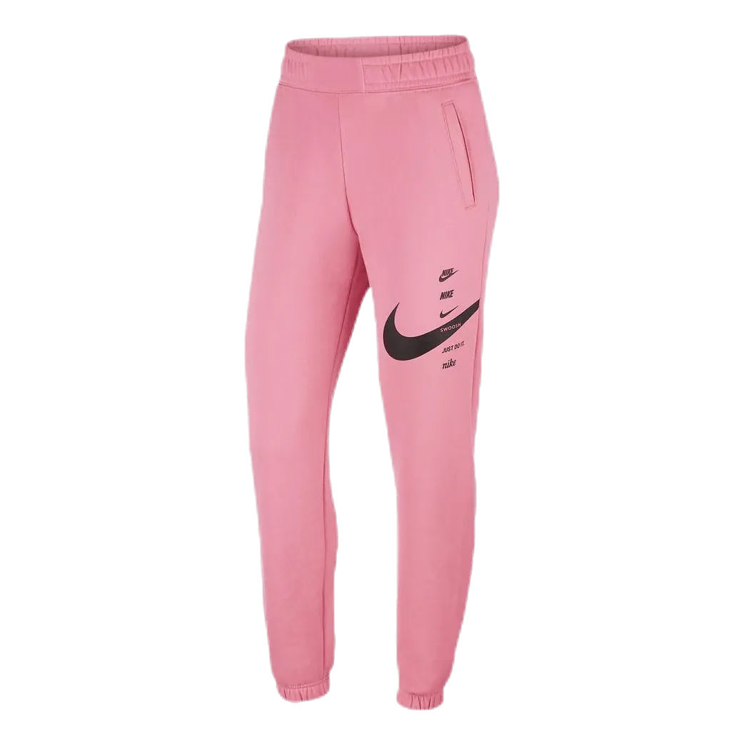 Nsw Swsh Pant Flc Bb Pink/Black