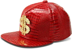 NYU14 The New Crocodile Baseball caps Alloy Dollar Flat-Brimmed hat Hip-hop hat