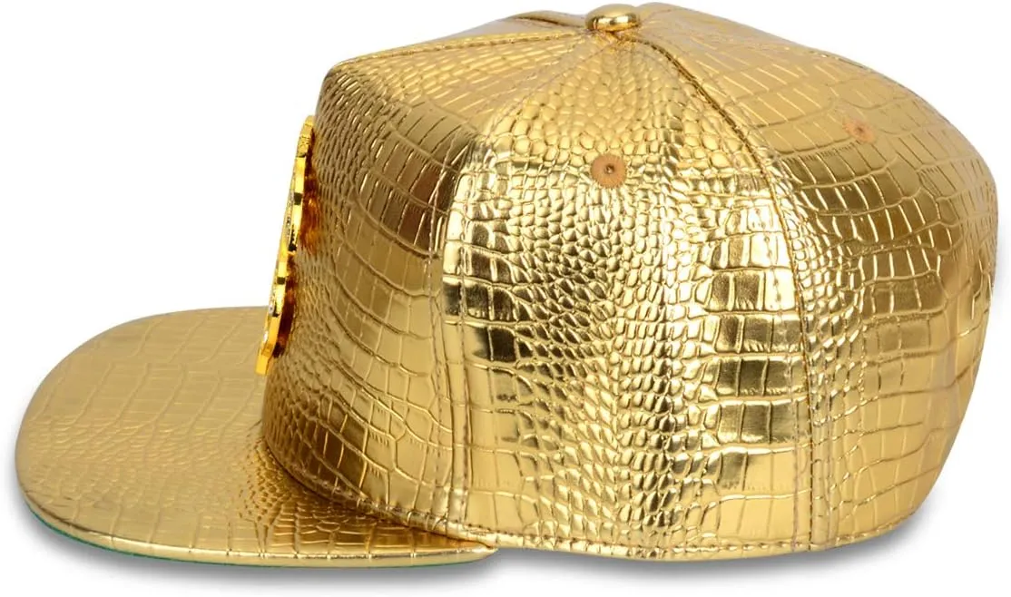 NYU14 The New Crocodile Baseball caps Alloy Dollar Flat-Brimmed hat Hip-hop hat