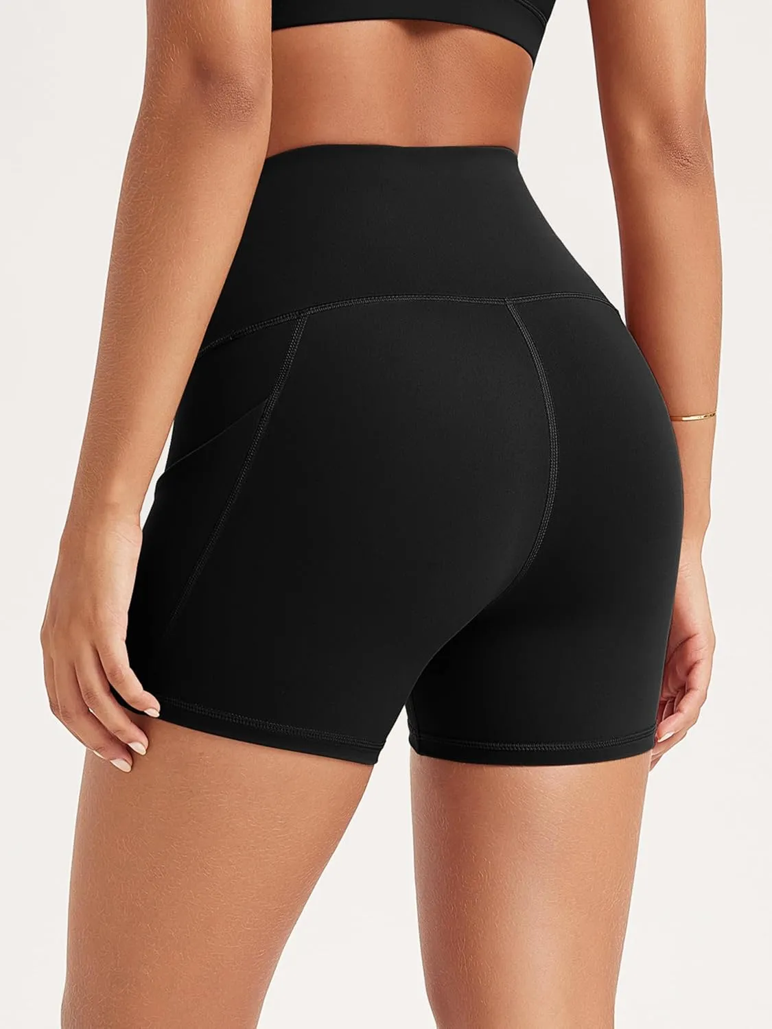 ODODOS Women's Tummy Control Biker Shorts 2.0 with Pockets High Waist Athletic Workout Yoga Shorts-3.5''/ 5"/ 8" / 10" Inseam