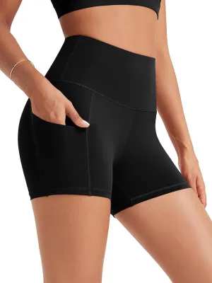 ODODOS Women's Tummy Control Biker Shorts 2.0 with Pockets High Waist Athletic Workout Yoga Shorts-3.5''/ 5"/ 8" / 10" Inseam