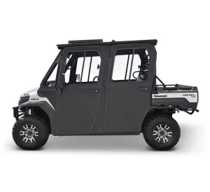 OEM Kawasaki Hard Cab Enclosure by Curtis with Roof Top A/C, Mule Pro-DXT Power Kit and AS1 Windshield 1ACKAPDXTAS1