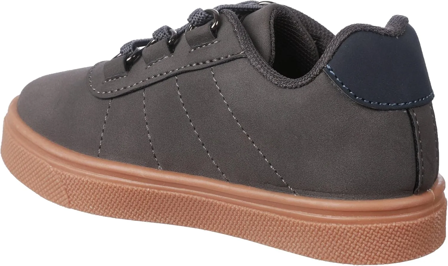 Oomphies Wyatt Boys Slip-On Sneakers – Stylish Low-Top Design, Elastic Laces, Cushioned Footbed & Durable Rubber Sole