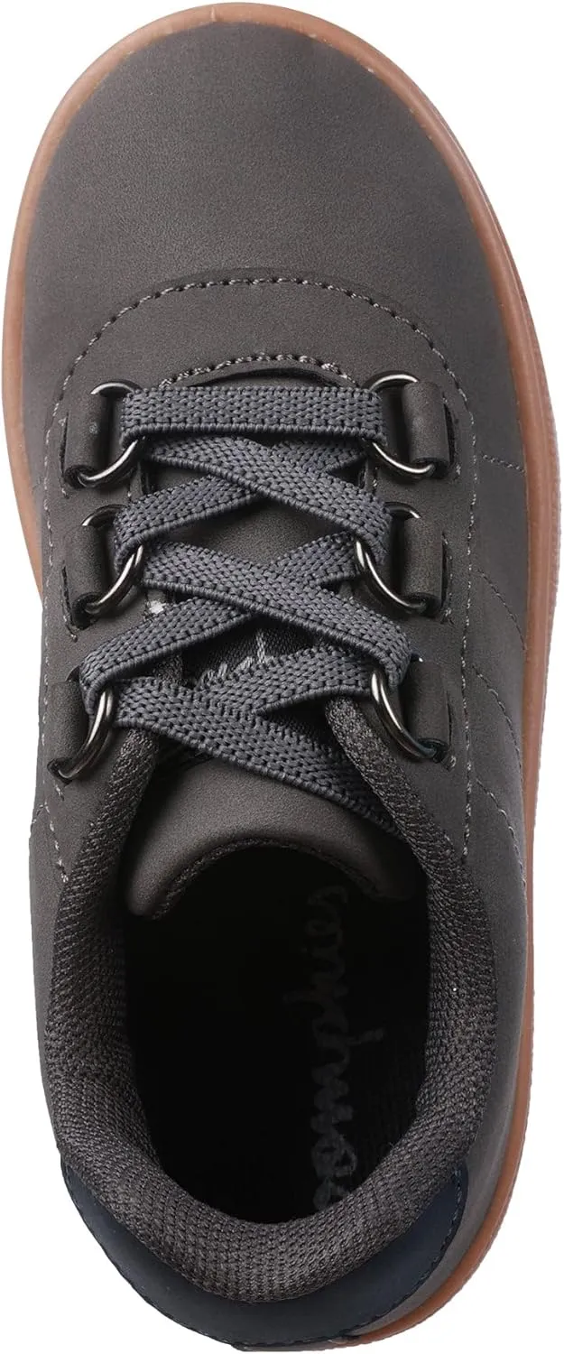 Oomphies Wyatt Boys Slip-On Sneakers – Stylish Low-Top Design, Elastic Laces, Cushioned Footbed & Durable Rubber Sole