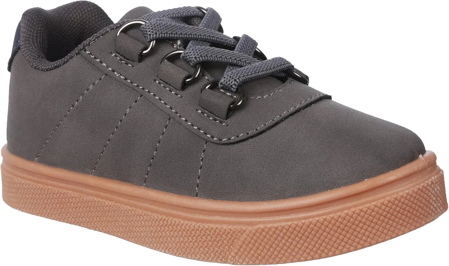 Oomphies Wyatt Boys Slip-On Sneakers – Stylish Low-Top Design, Elastic Laces, Cushioned Footbed & Durable Rubber Sole