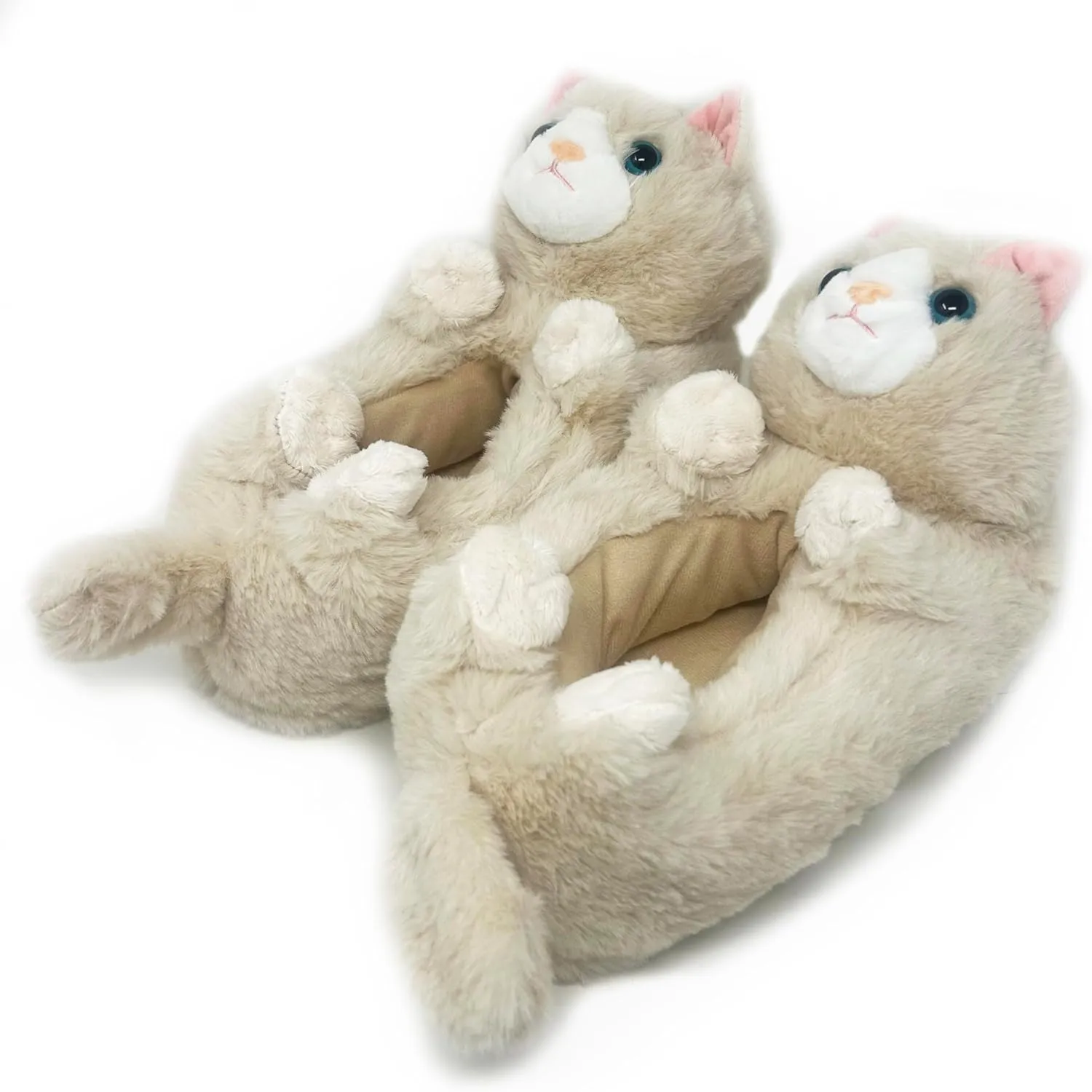 ooohyeah Funny Animal Hug Slippers for Women, Cute Plush Cozy Warm Slippers, Novelty Slippers with Grippers