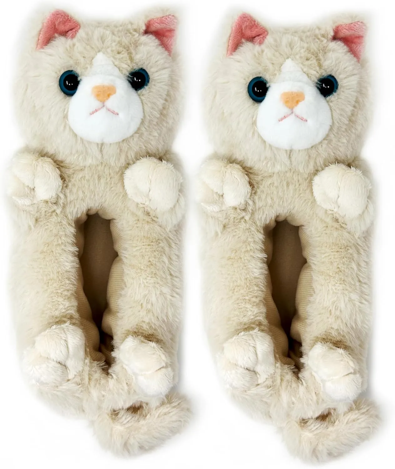 ooohyeah Funny Animal Hug Slippers for Women, Cute Plush Cozy Warm Slippers, Novelty Slippers with Grippers
