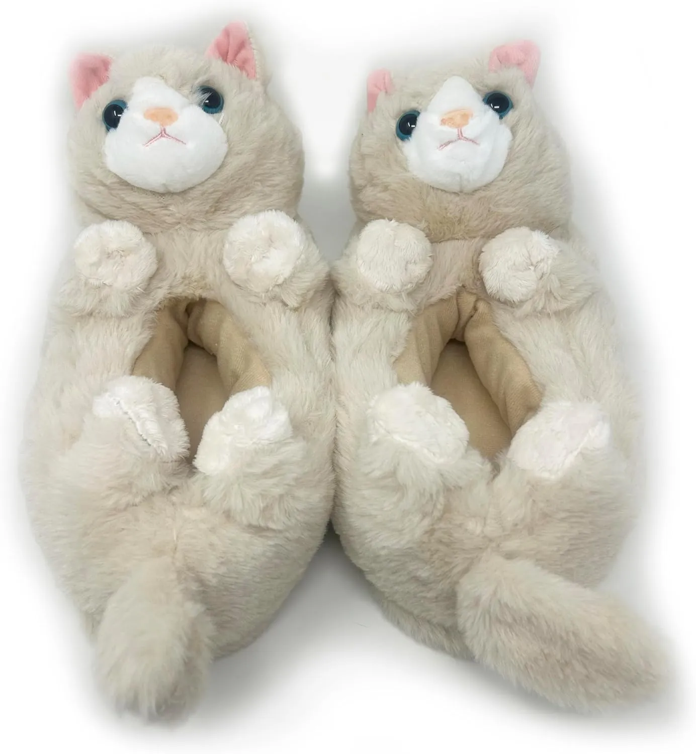 ooohyeah Funny Animal Hug Slippers for Women, Cute Plush Cozy Warm Slippers, Novelty Slippers with Grippers