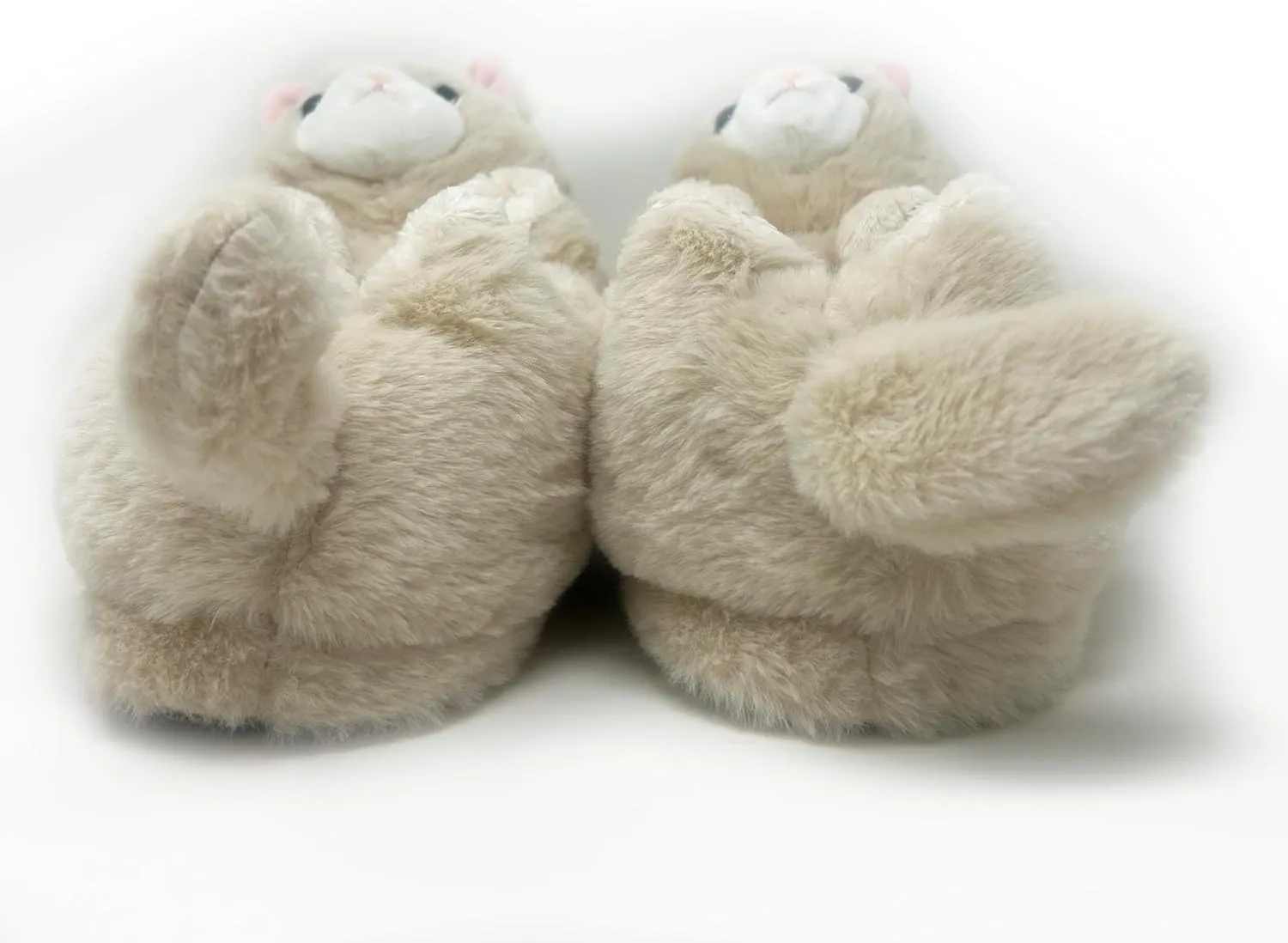 ooohyeah Funny Animal Hug Slippers for Women, Cute Plush Cozy Warm Slippers, Novelty Slippers with Grippers