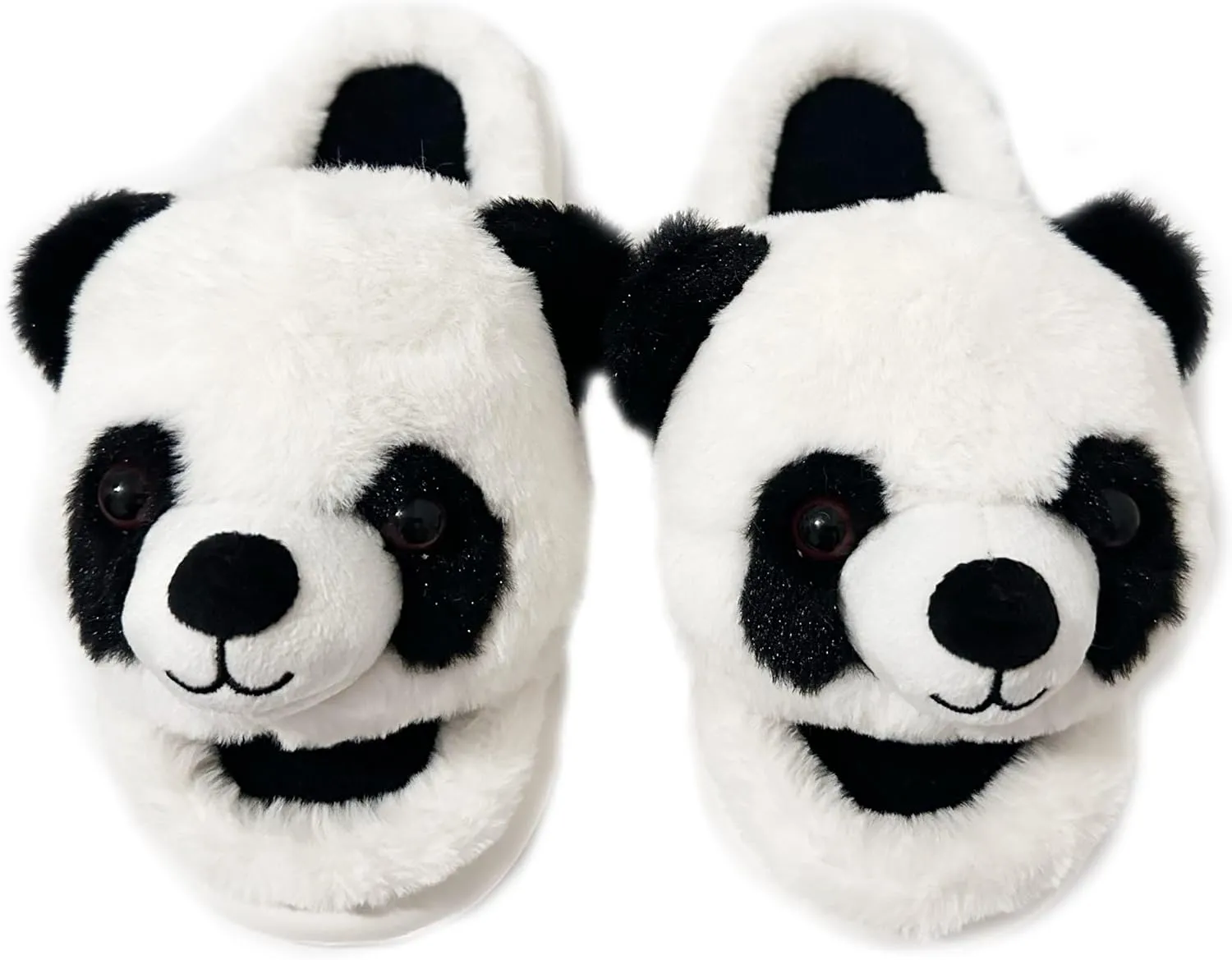 ooohyeah Women’s Fuzzy Funny Animal Slides, Cute Non-Slip House Slippers for Women